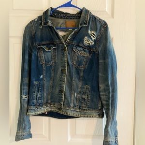American Eagle Distressed Jean Jacket